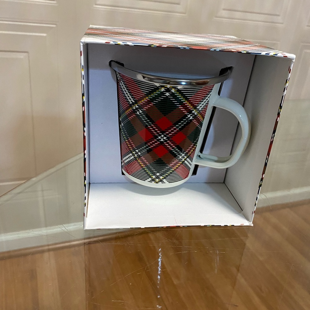 NEW  Barn Highland Enamelware Mugs Cups Christmas Collection